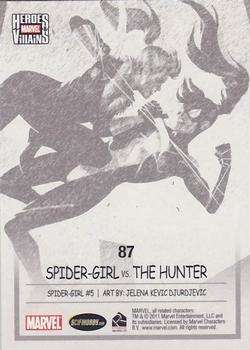 2014 Rittenhouse Marvel Universe - Heroes and Villains Expansion #87 Spider-Girl / The Hunter Back