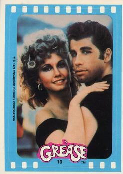 1978 Topps Grease - Stickers #10 Danny and Sandy Front
