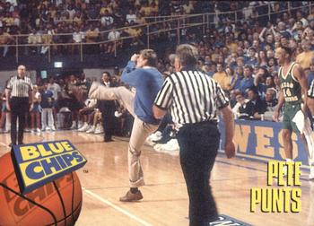 1994 SkyBox Blue Chips #6 Pete Punts Front