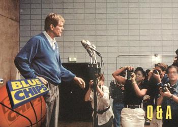 1994 SkyBox Blue Chips #7 Q & A Front