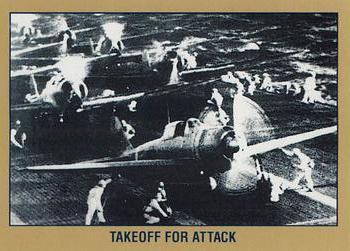 1991 Tuff Stuff Remember Pearl Harbor #2 Takeoff for Attack Front