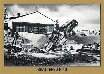 1991 Tuff Stuff Remember Pearl Harbor #8 Shattered P-40 Front