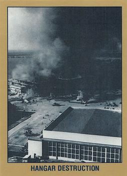 1991 Tuff Stuff Remember Pearl Harbor #9 Hangar Destruction Front