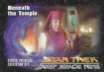 1993 SkyBox Star Trek: Deep Space Nine Premier #09 Beneath the Temple Front