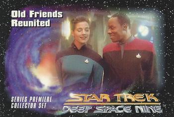 1993 SkyBox Star Trek: Deep Space Nine Premier #12 Old Friends Reunited Front