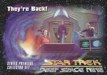1993 SkyBox Star Trek: Deep Space Nine Premiere #14 They're Back! Front