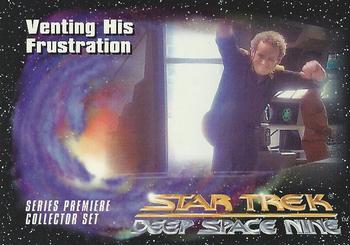 1993 SkyBox Star Trek: Deep Space Nine Premiere #18 Venting His Frustration Front