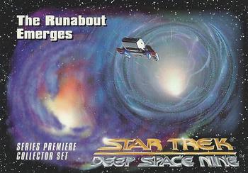 1993 SkyBox Star Trek: Deep Space Nine Premiere #23 The Runabout Emerges Front