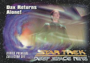 1993 SkyBox Star Trek: Deep Space Nine Premiere #25 Dax Returns Alone! Front