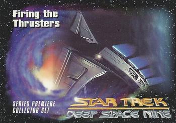 1993 SkyBox Star Trek: Deep Space Nine Premiere #27 Firing the Thrusters Front