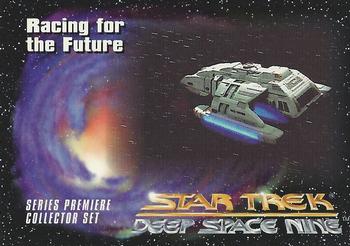 1993 SkyBox Star Trek: Deep Space Nine Premier #30 Racing for the Future Front