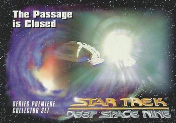 1993 SkyBox Star Trek: Deep Space Nine Premier #35 The Passage Is Closed Front