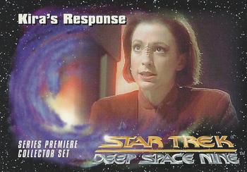 1993 SkyBox Star Trek: Deep Space Nine Premiere #38 Kira's Response Front