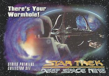 1993 SkyBox Star Trek: Deep Space Nine Premier #44 There's Your Wormhole! Front