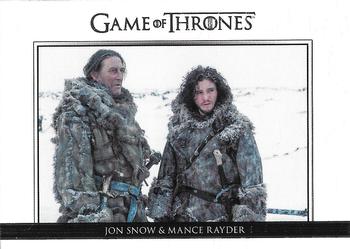 2014 Rittenhouse Game of Thrones Season 3 - Relationships #DL15 Jon Snow / Mance Rayder Front