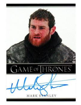 2014 Rittenhouse Game of Thrones Season 3 - Autographs Bordered #NNO Mark Stanley Front