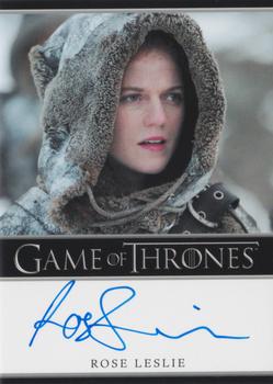 2014 Rittenhouse Game of Thrones Season 3 - Autographs Bordered #NNO Rose Leslie Front