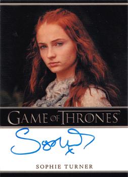 2014 Rittenhouse Game of Thrones Season 3 - Autographs Bordered #NNO Sophie Turner Front