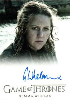 2014 Rittenhouse Game of Thrones Season 3 - Autographs Full Bleed #NNO Gemma Whelan Front