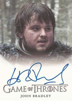 2014 Rittenhouse Game of Thrones Season 3 - Autographs Full Bleed #NNO John Bradley Front