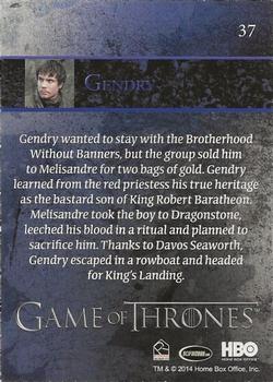 2014 Rittenhouse Game of Thrones Season 3 - Holofoil #37 Gendry Back
