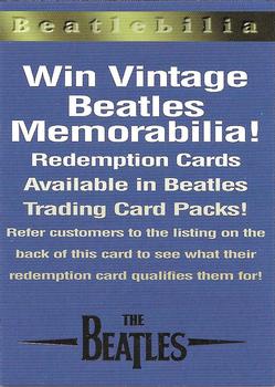 1996 Sports Time The Beatles #NNO Beatlebilia Promo / Checklist Front