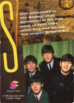 1996 Sports Time The Beatles #1 The Beatles Back