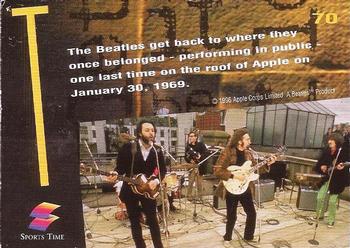1996 Sports Time The Beatles #70 The Beatles Back