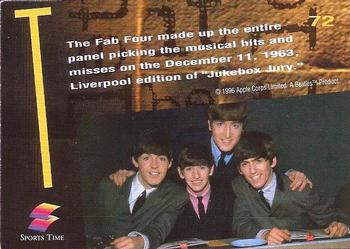 1996 Sports Time The Beatles #72 The Beatles Back
