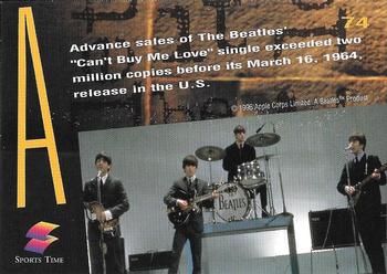 1996 Sports Time The Beatles #74 The Beatles Back