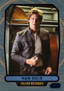 2013 Topps Star Wars: Galactic Files Series 2 - Blue #367 Han Solo Front