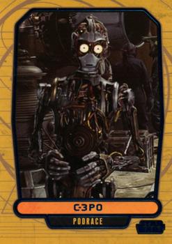 2013 Topps Star Wars: Galactic Files Series 2 - Blue #390 C-3PO Front
