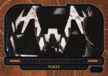 2013 Topps Star Wars: Galactic Files Series 2 - Blue #663 Darth Vader's Meditation Chamber Front