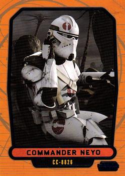 2013 Topps Star Wars: Galactic Files Series 2 - Blue #456 Commander Neyo Front