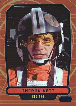 2013 Topps Star Wars: Galactic Files Series 2 - Blue #479 Theron Nett Front