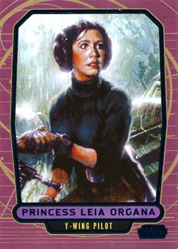 2013 Topps Star Wars: Galactic Files Series 2 - Blue #533 Princess Leia Front