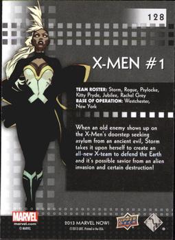 2013 Upper Deck Marvel Now! #128 X-Men #1 [Now!] Back