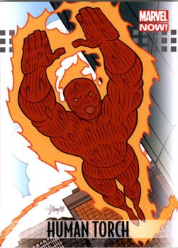 2013 Upper Deck Marvel Now! #131 Human Torch Front