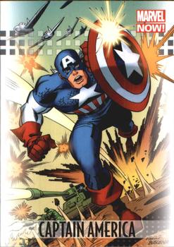 2013 Upper Deck Marvel Now! #134 Captain America Front
