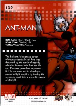 2013 Upper Deck Marvel Now! #139 Ant-Man Back