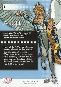 2013 Upper Deck Marvel Now! #4 Angel Back