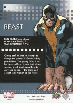 2013 Upper Deck Marvel Now! #9 Beast Back
