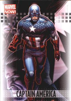 2013 Upper Deck Marvel Now! #20 Captain America Front