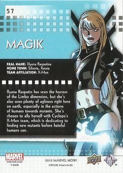 2013 Upper Deck Marvel Now! #57 Magik Back