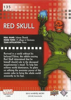 2013 Upper Deck Marvel Now! #81 Red Skull Back