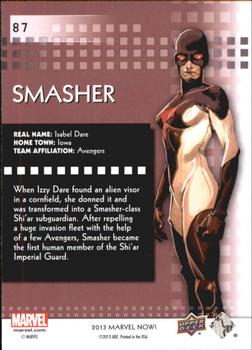 2013 Upper Deck Marvel Now! #87 Smasher Back