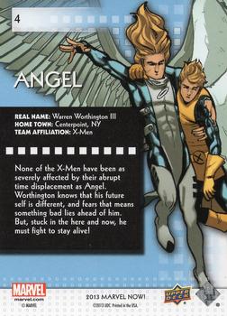 2013 Upper Deck Marvel Now! - Foil #4 Angel Back