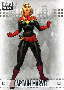 2013 Upper Deck Marvel Now! - Foil #21 Captain Marvel Front
