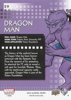2013 Upper Deck Marvel Now! - Foil #29 Dragon Man Back