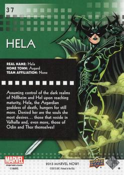 2013 Upper Deck Marvel Now! - Foil #37 Hela Back